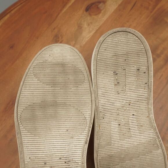 Thousand Fell Womens Vegan Lace Up Sneakers Size 8 White Midnight Blue - Picture 12 of 12